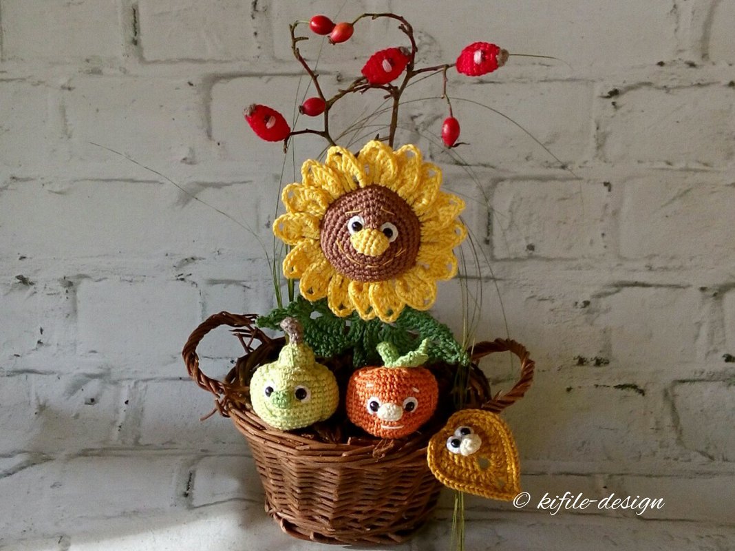 Häkelanleitung Herbstfreunde