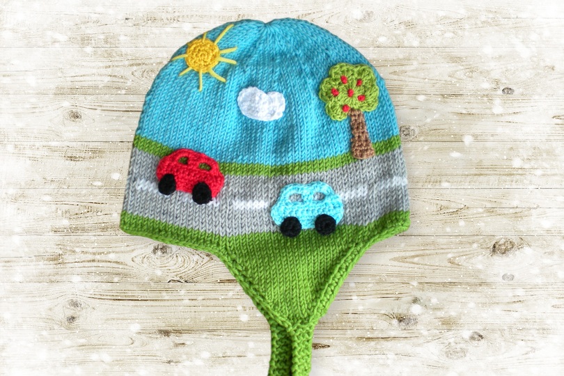 Mütze mit Ohrenklappen Strickanleitung