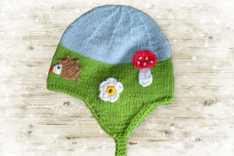 Mütze mit Ohrenklappen Strickanleitung