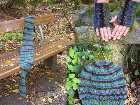 Strickmustersammlung Mütze, Schal und Armstulpen "Emmental" - Sparset