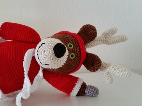 Häkelanleitung - Raphaela Rentier