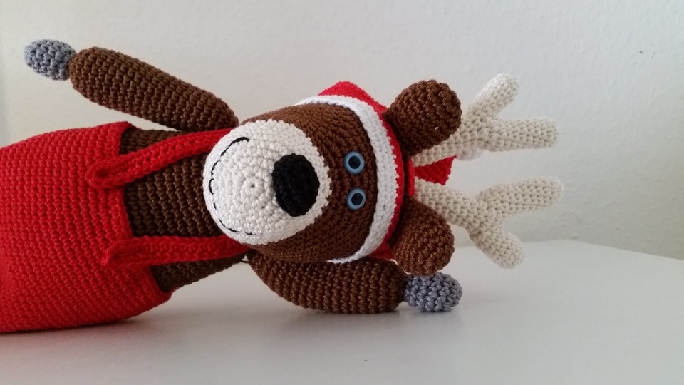 Häkelanleitung - Raphael Rentier