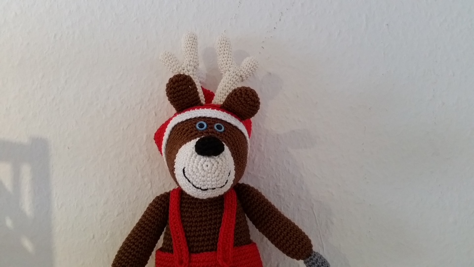 Häkelanleitung - Raphael Rentier