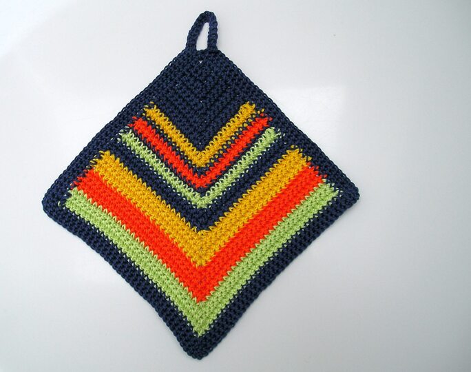 Häkelanleitung Topflappenset "Birne"