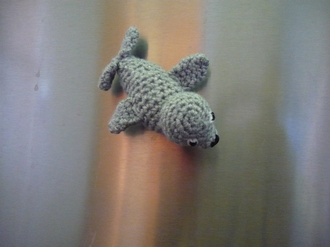 Häkelanleitung Seehund Magnet