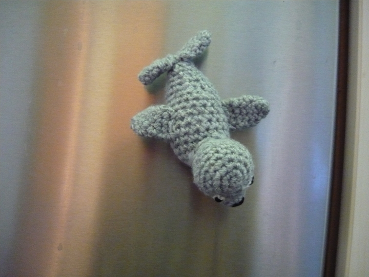 Häkelanleitung Seehund Magnet