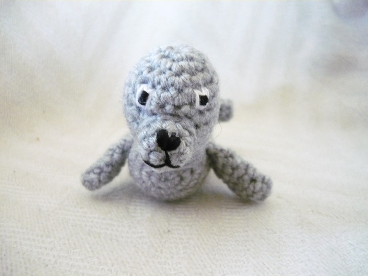 Häkelanleitung Seehund Magnet