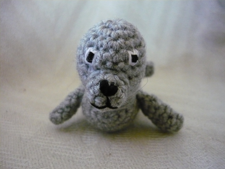 Häkelanleitung Seehund Magnet