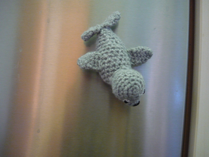 Häkelanleitung Seehund Magnet