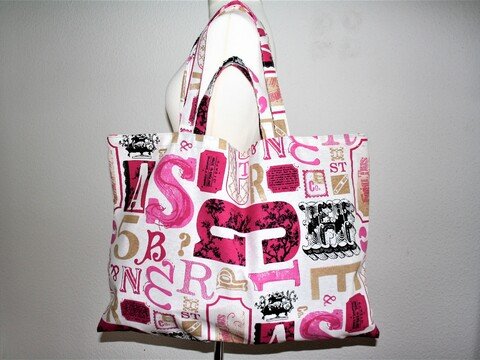 Nähanleitung XXL-Einkaufsbeutel mit großen und kleinen Trägern