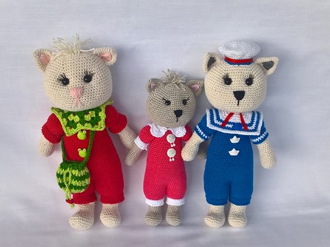 Häkelanleitung Katzenbär-Kuschelchen