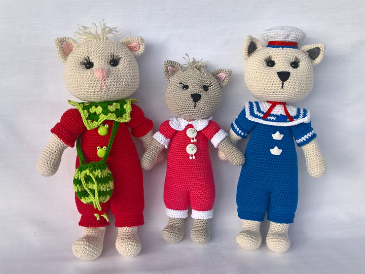 Häkelanleitung Katzenbär-Kuschelchen