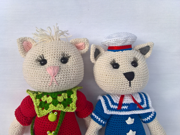 Häkelanleitung Katzenbär-Kuschelchen