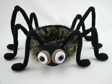 Häkelanleitung Körbchen "Spinne"