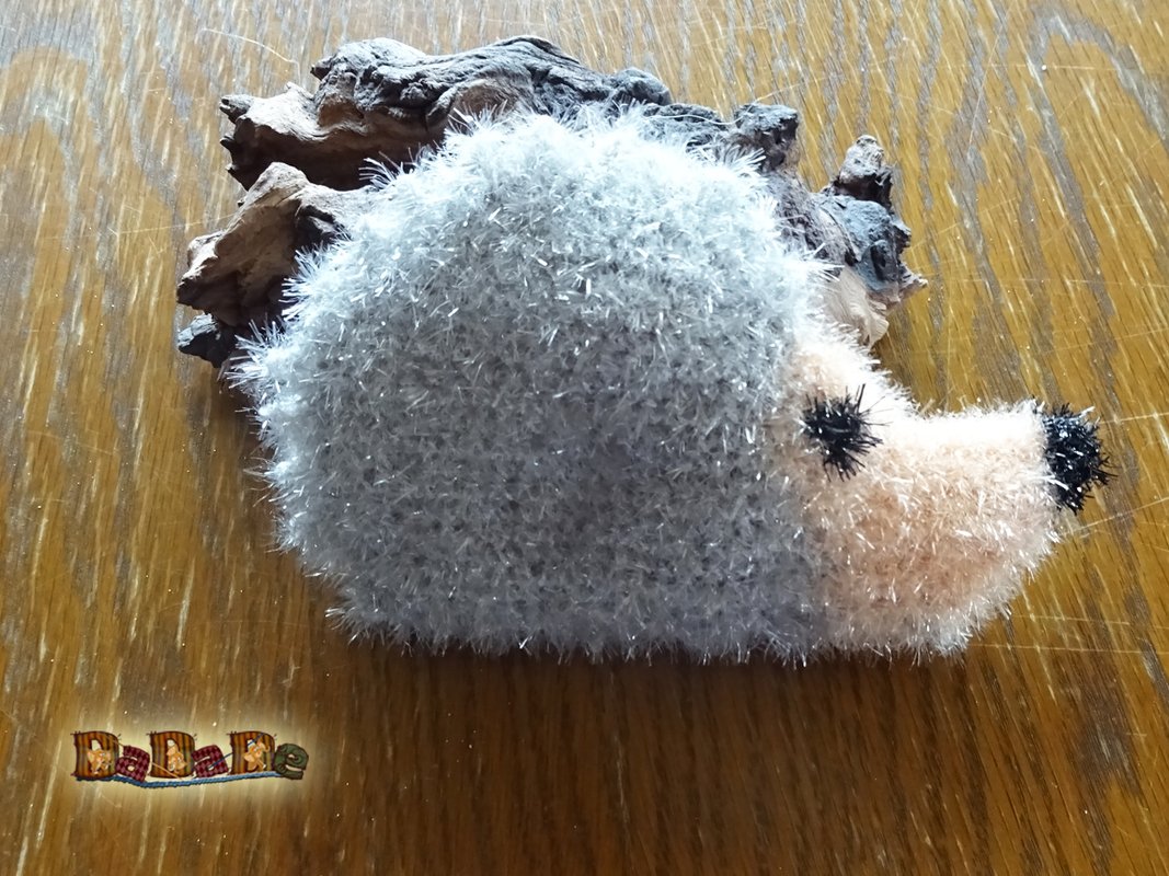 Spülschwamm oder Badeschwamm Igel, gehäkelt von Dadade