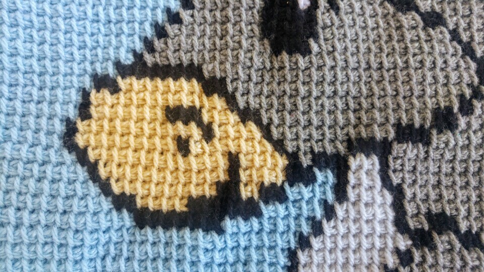 Decke für Neugeborene (Eselchen)