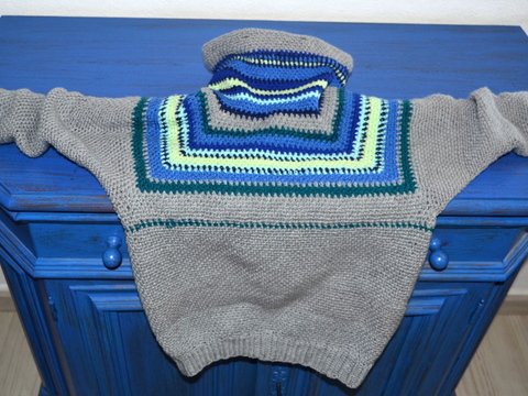 Häkelanleitung * Kinderpullover * alle Kindergrößen