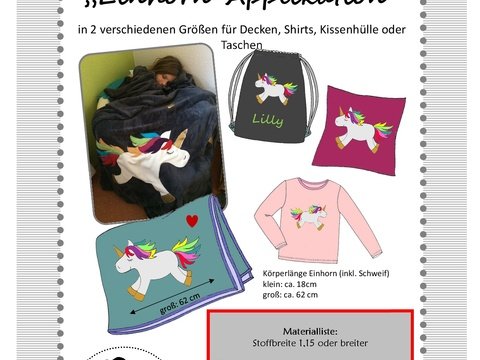 Nähanleitung Einhorn