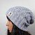90 Strickanleitung Beanie Longbeanie 2 Anleitungen Winterbeanie Herbstbeanie silbergrau