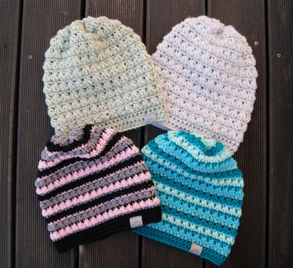 Beanie HÄKELSPASS (für alle Größen, inkl. Größentabelle)