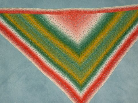 Kleines Dreiecktuch, gestrickt