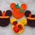 Autumn Ornaments: The Mickey Indian, The Minnie Indian, The Fall and The Pumpkin