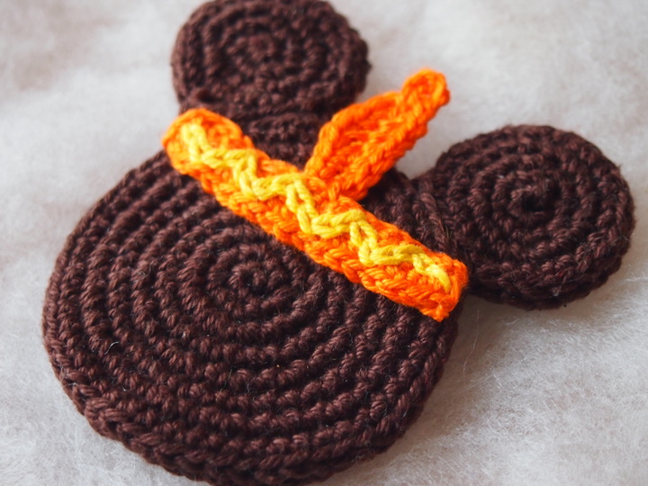 Autumn Ornaments: The Mickey Indian, The Minnie Indian, The Fall and The Pumpkin