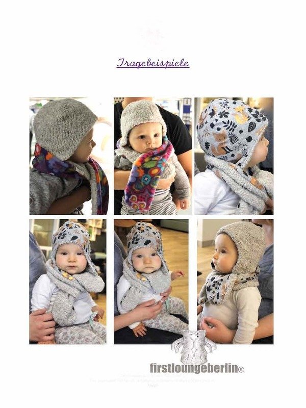 Flinke Wende-Mütze & Schal *** E-Book Pdf-Datei Schnittmuster und Nähanleitung für die ganze Familie  in vielen Größen von firstloungeberlin - Bild 4