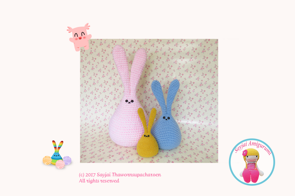 Bunny Amigurumi Crochet Pattern