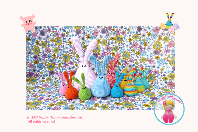 Bunny Amigurumi Crochet Pattern