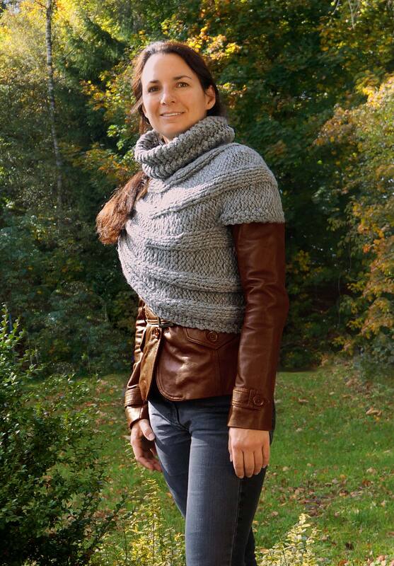 Katniss Schal als Strickvariante