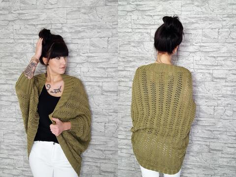 92 Strickanleitung Seelenwärmer Olivia Größen 36 bis 52