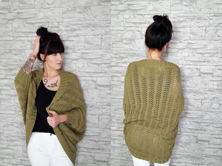 92 Strickanleitung Seelenwärmer Olivia Größen 36 bis 52