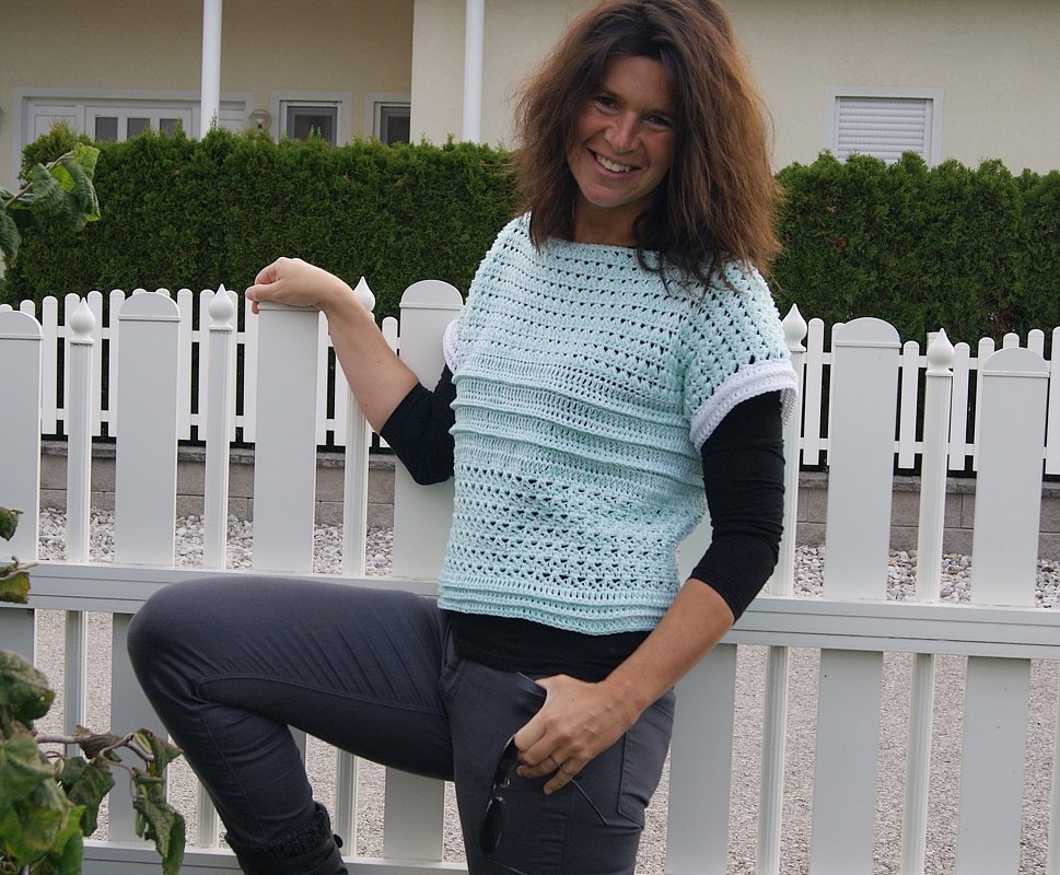 Pullunder / Kurz-Pulli DIAMANT (Gr. S/M, L/XL -leicht an alle Größen anzupassen)