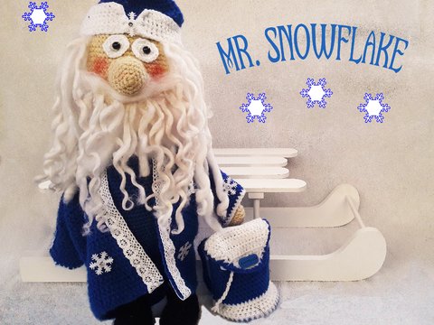 Häkelanleitung Mr. Snowflake