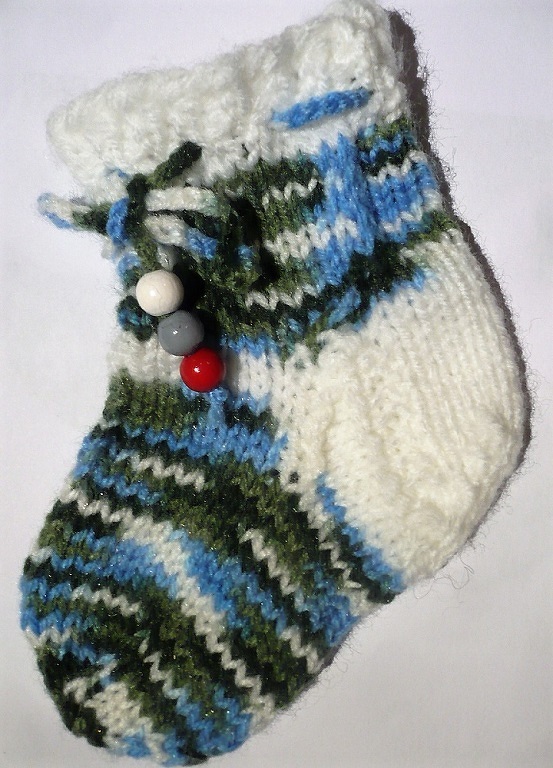 Strickanleitung_         Söcken-Wollrest