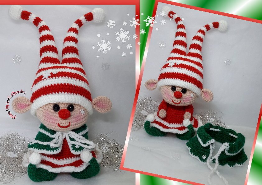 Häkelanleitung Weihnachtswichtelinchen