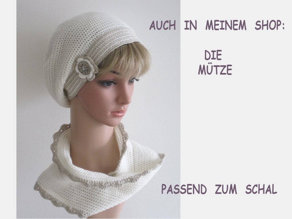 Häkelanleitung: Möbiusschal, gedrehter Loop (Größe: S, M, L) - Bild 5
