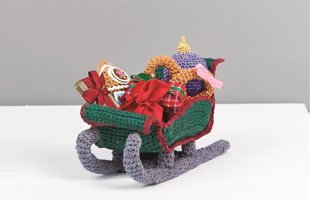 Amigurumi Weihnachtsschlitten