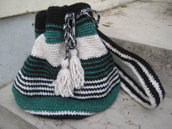 Boho bag crochet pattern