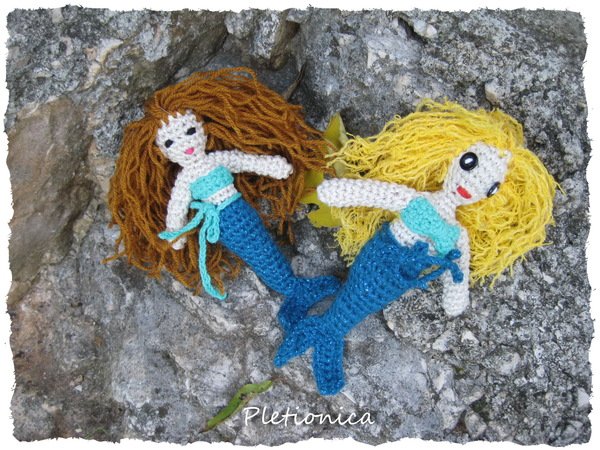Mermaid doll crochet pattern