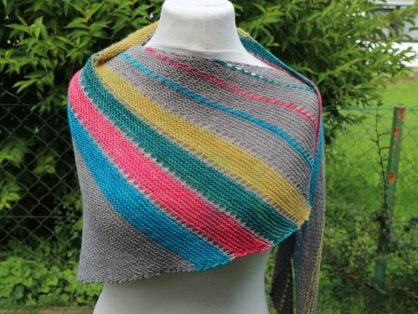 Knitting pattern "Leftover Shawl"