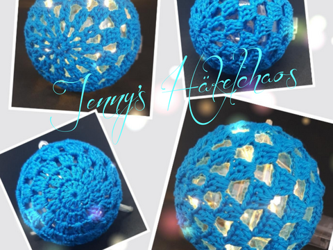 Acrylkugel umhäkeln 2 Anleitungen