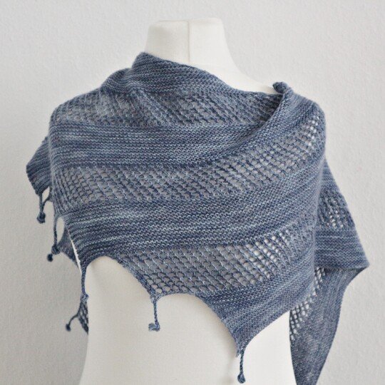 Knitting Pattern PDF Shawl Bundle – Two Asymmetrical Dragon Tail Shawls
