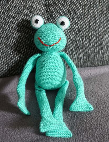 Häkelanleitung Amigurumi Fröschlein