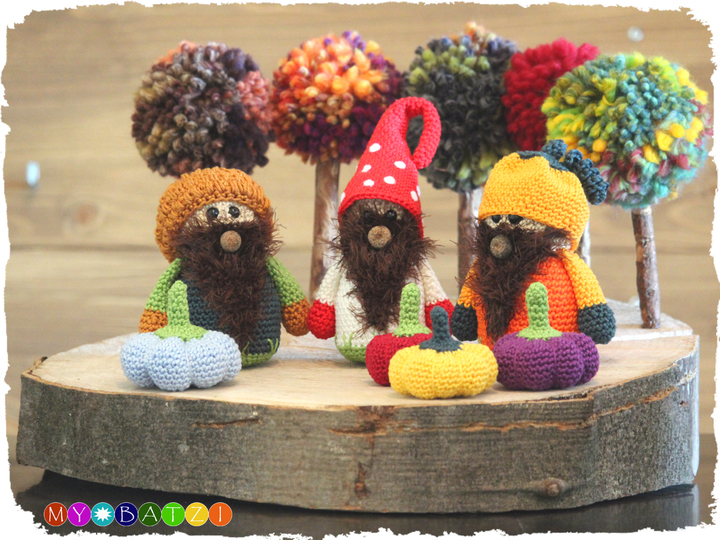 Häkelanleitung // Wichtel HERBSTWALD