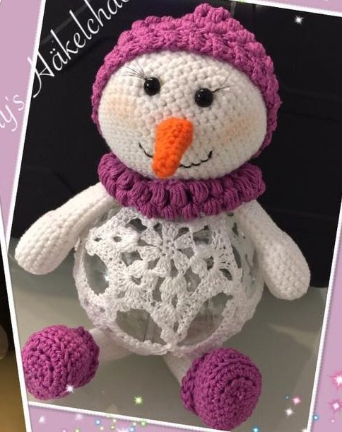 Schneefrau-Lampe - Bild 2