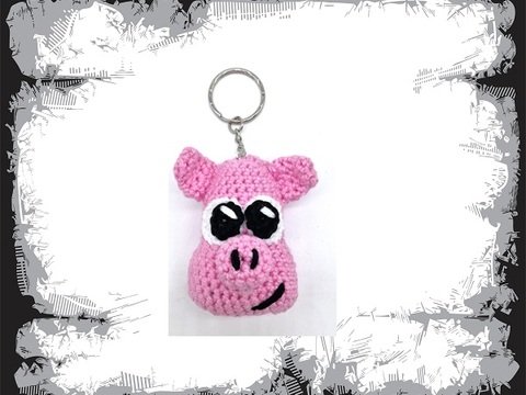 Sprinkles das Schweinchen (Schlüsselanhänger)