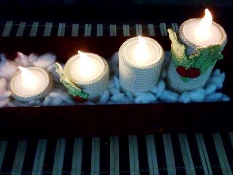 Kerzenset (Häkelanleitung)