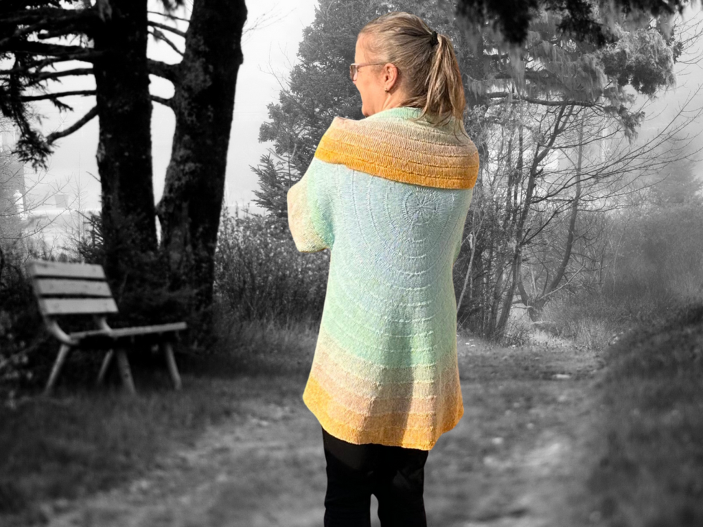 Strickanleitung für Kreisjacke Benwick